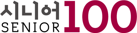 시니어100 로고